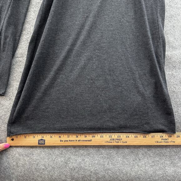 Natural Life Womens Knit V Neck Jumpsuit Size OS Charcoal Boho Hippie Oversized - Picture 16 of 16